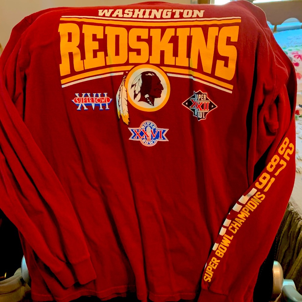 Redskins Super Bowl XXII long sleeve shirt Size - XL